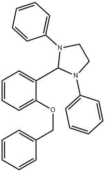 2-[2-(benzyloxy)phenyl]-1,3-diphenylimidazolidine Structure