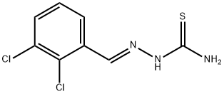 2,3-dichlorobenzaldehyde thiosemicarbazone 化学構造式