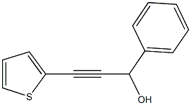 1-phenyl-3-(2-thienyl)-2-propyn-1-ol Structure