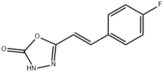 5-[2-(4-fluorophenyl)vinyl]-1,3,4-oxadiazol-2-ol,1424392-90-4,结构式