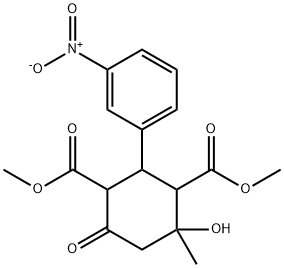dimethyl 4-hydroxy-2-{3-nitrophenyl}-4-methyl-6-oxocyclohexane-1,3-dicarboxylate|乐卡地平杂质20