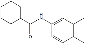 N-(3,4-dimethylphenyl)cyclohexanecarboxamide,142810-51-3,结构式