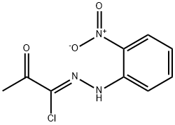 N-{2-nitrophenyl}-2-oxopropanehydrazonoyl chloride Structure