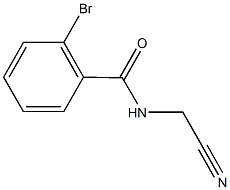 2-bromo-N-(cyanomethyl)benzamide Structure