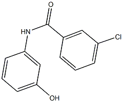 3-chloro-N-(3-hydroxyphenyl)benzamide Structure