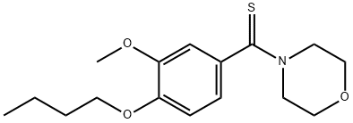 143230-61-9 4-(4-butoxy-3-methoxybenzothioyl)morpholine