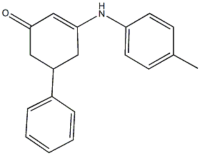 5-phenyl-3-(4-toluidino)cyclohex-2-en-1-one,143768-12-1,结构式