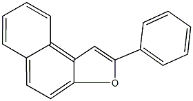 2-phenylnaphtho[2,1-b]furan Struktur