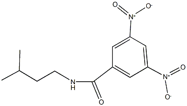 3,5-dinitro-N-isopentylbenzamide 结构式