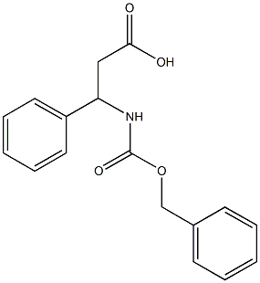 N-[(benzyloxy)carbonyl]-3-phenyl-beta-alanine, 14440-98-3, 结构式