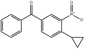 {4-cyclopropyl-3-nitrophenyl}(phenyl)methanone Structure