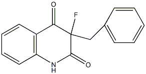 3-benzyl-3-fluoro-2,4(1H,3H)-quinolinedione,144603-57-6,结构式