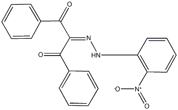 1,3-diphenyl-1,2,3-propanetrione 2-({2-nitrophenyl}hydrazone),144881-54-9,结构式