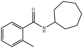 N-cycloheptyl-2-methylbenzamide Struktur