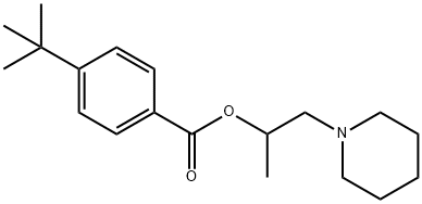 1-methyl-2-(1-piperidinyl)ethyl 4-tert-butylbenzoate Struktur