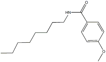 4-methoxy-N-octylbenzamide Structure