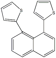 2-[8-(2-thienyl)-1-naphthyl]thiophene Structure