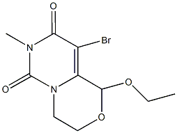 9-bromo-1-ethoxy-7-methyl-3,4-dihydropyrimido[6,1-c][1,4]oxazine-6,8(1H,7H)-dione|