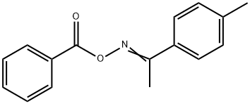 1-(4-methylphenyl)ethanone O-benzoyloxime Structure