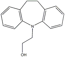 2-(10,11-dihydro-5H-dibenzo[b,f]azepin-5-yl)ethanol Struktur