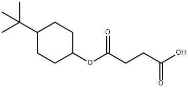 4-[(4-tert-butylcyclohexyl)oxy]-4-oxobutanoic acid 化学構造式