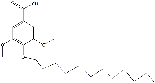 4-(dodecyloxy)-3,5-dimethoxybenzoic acid Struktur