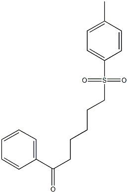 6-[(4-methylphenyl)sulfonyl]-1-phenyl-1-hexanone|