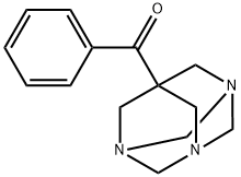 phenyl(1,3,5-triazatricyclo[3.3.1.1~3,7~]dec-7-yl)methanone Structure