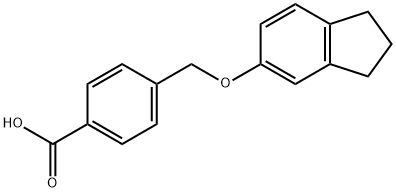 4-[(2,3-dihydro-1H-inden-5-yloxy)methyl]benzoic acid