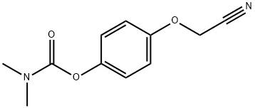 4-(cyanomethoxy)phenyl dimethylcarbamate Structure