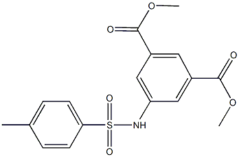 dimethyl 5-{[(4-methylphenyl)sulfonyl]amino}isophthalate,149401-93-4,结构式