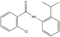 2-chloro-N-(2-isopropylphenyl)benzamide 化学構造式