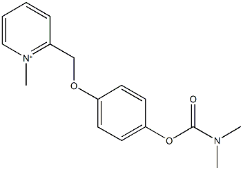 4-[(1-methyl-2-pyridiniumyl)methoxy]phenyl dimethylcarbamate|