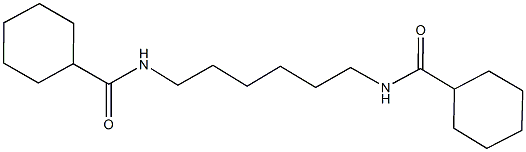 N-{6-[(cyclohexylcarbonyl)amino]hexyl}cyclohexanecarboxamide 化学構造式