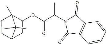 1,7,7-trimethylbicyclo[2.2.1]hept-2-yl 2-(1,3-dioxo-1,3-dihydro-2H-isoindol-2-yl)propanoate,150175-63-6,结构式