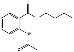 butyl 2-(acetylamino)benzoate Struktur