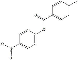 4-nitrophenyl 4-methylbenzoate Structure