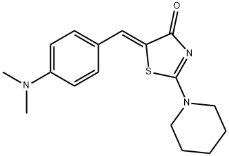 5-[4-(dimethylamino)benzylidene]-2-(1-piperidinyl)-1,3-thiazol-4(5H)-one|