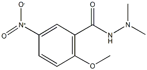 5-nitro-2-methoxy-N',N'-dimethylbenzohydrazide Structure