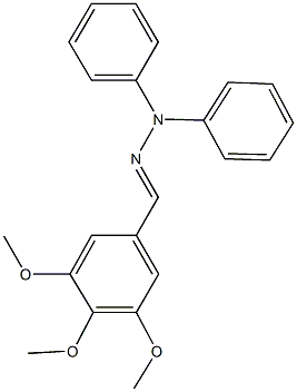 3,4,5-trimethoxybenzaldehyde diphenylhydrazone,151107-41-4,结构式