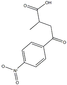 4-{4-nitrophenyl}-2-methyl-4-oxobutanoic acid Structure