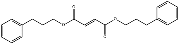 bis(3-phenylpropyl) 2-butenedioate Structure