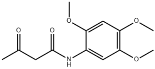 3-oxo-N-(2,4,5-trimethoxyphenyl)butanamide Structure