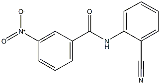 N-(2-cyanophenyl)-3-nitrobenzamide Structure