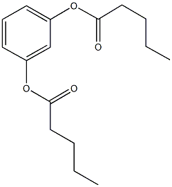 3-(pentanoyloxy)phenyl pentanoate,153195-55-2,结构式
