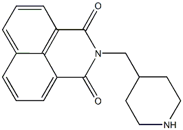 2-(4-piperidinylmethyl)-1H-benzo[de]isoquinoline-1,3(2H)-dione,153747-23-0,结构式