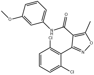 153948-49-3 3-(2,6-dichlorophenyl)-N-(3-methoxyphenyl)-5-methyl-4-isoxazolecarboxamide