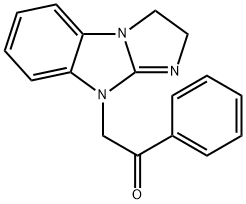 2-(2,3-dihydro-9H-imidazo[1,2-a]benzimidazol-9-yl)-1-phenylethanone Structure