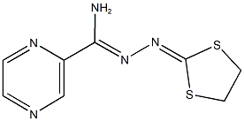 N'-(1,3-dithiolan-2-ylidene)-2-pyrazinecarbohydrazonamide,154192-42-4,结构式