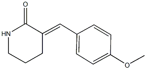 3-(4-methoxybenzylidene)-2-piperidinone,154476-97-8,结构式